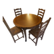 Table in solid cherry wood in Louis XV style.