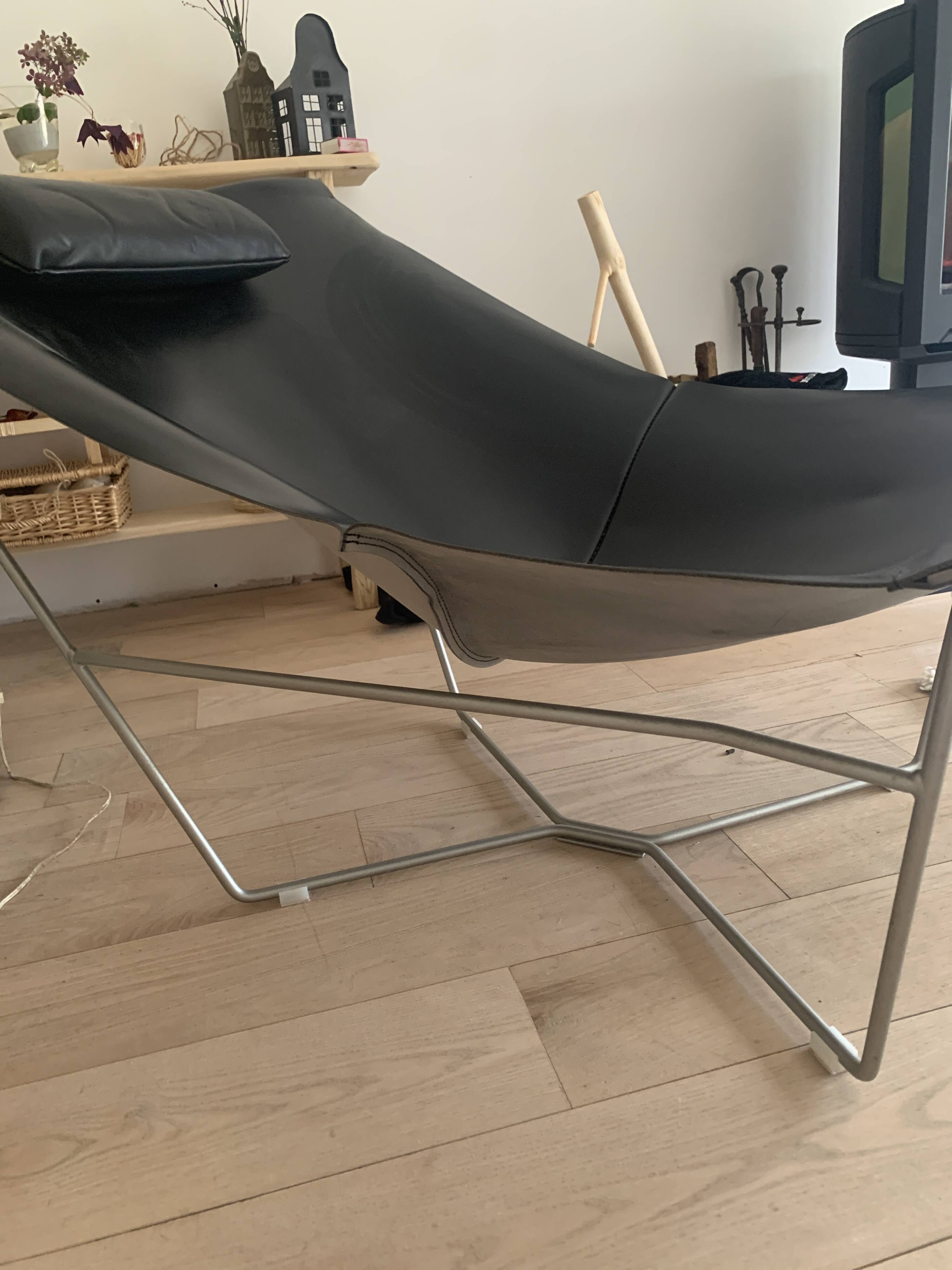 Fauteuil cuir Designer David Weeks