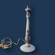 Sculptural metal lamp base – Stylised fish, 1950s
