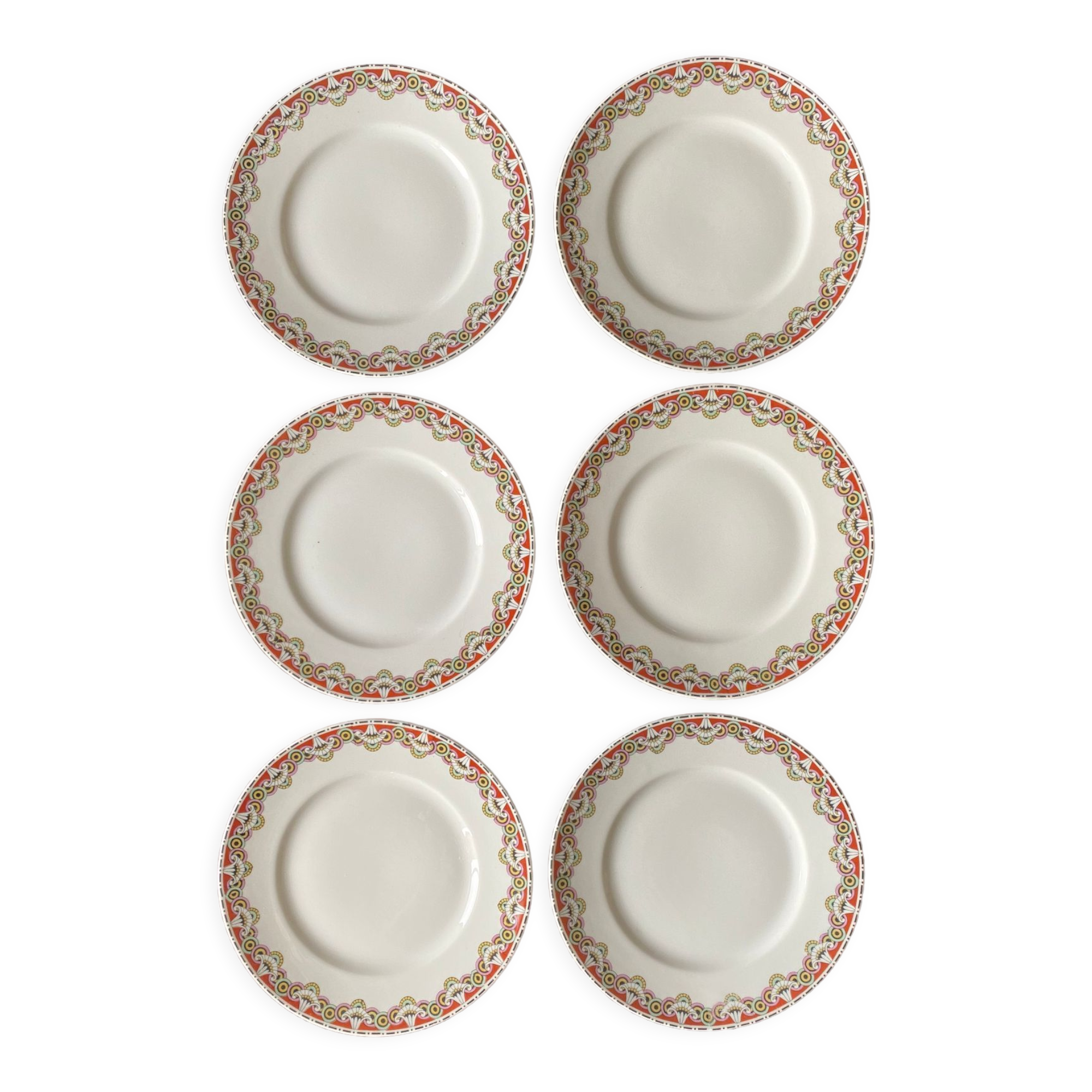 Service porcelain plates Limoges collab Bernardaud