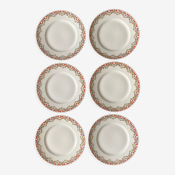 Service porcelain plates Limoges collab Bernardaud