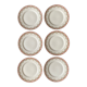 Service porcelain plates Limoges collab Bernardaud