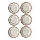 Service porcelain plates Limoges collab Bernardaud