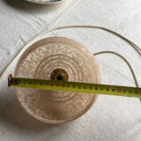 Pendant lamp / reading light in De Clichy glass