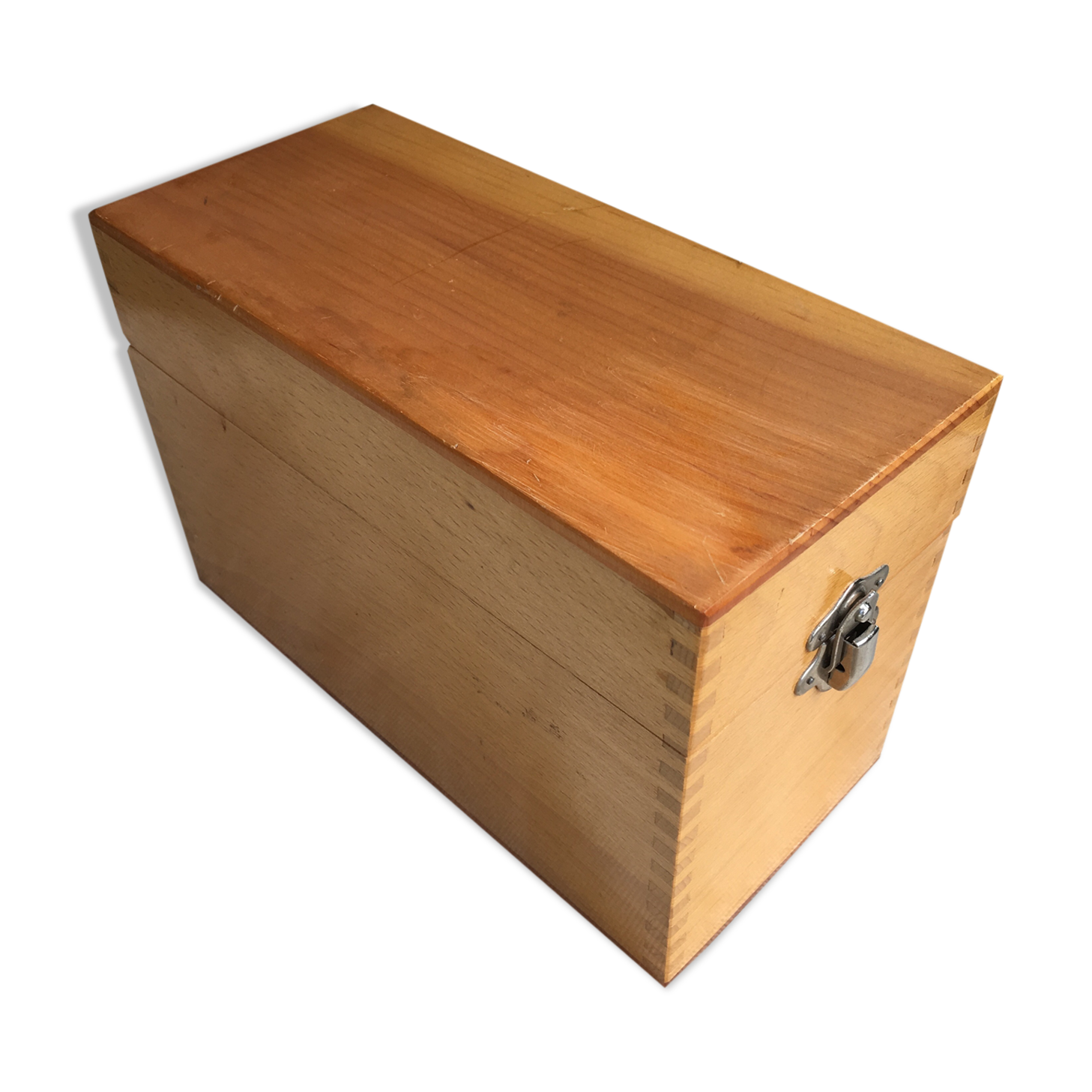 Wooden box workbook or directory