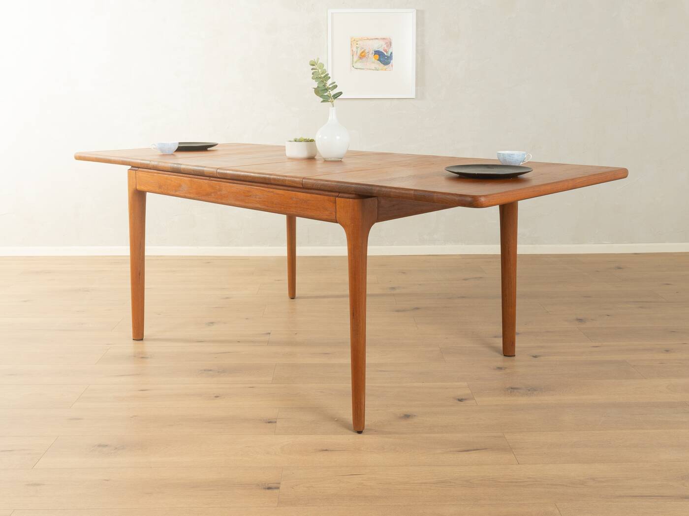 Glostrup Møbelfabrik | Grete Jalk – Extendable dining table, 1960s, teak