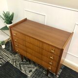 Vintage chest of drawers spindle feet