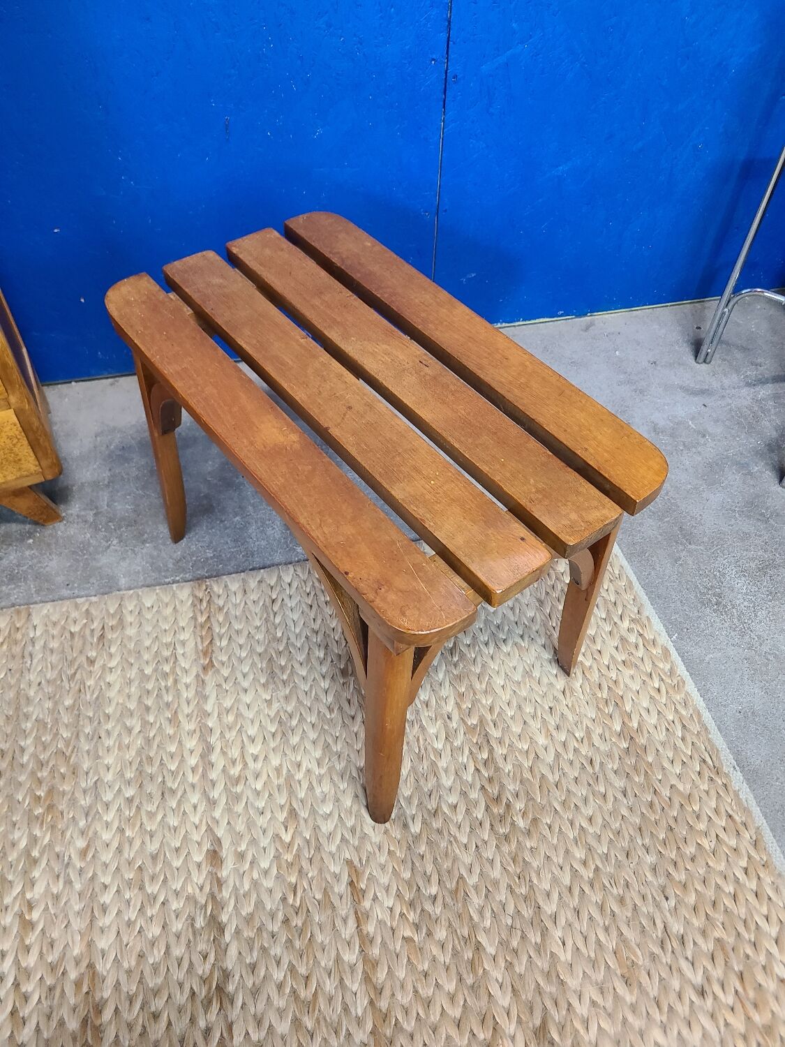 Banc, porte bagage dans le goût de Baumann