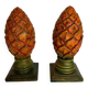 Wooden roman pine cones