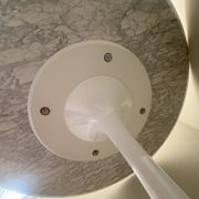 Round Tulip table in marble