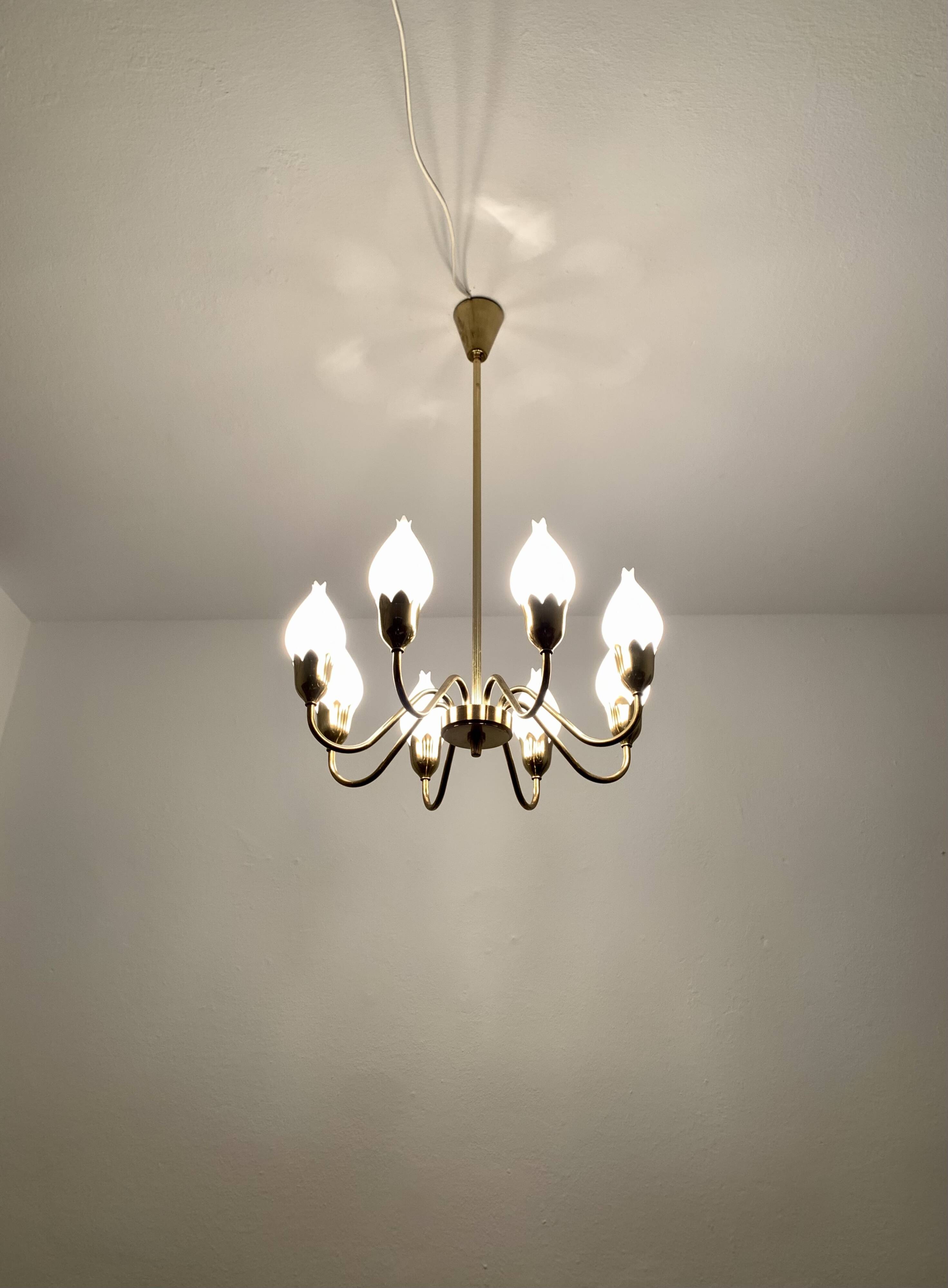 Brass Chandelier by Fog and Morup