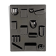 Chromed wall organizer Limited Edition Uten-Silo II by Dorothee Maurer-Becker for Vitra