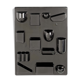 Chromed wall organizer Limited Edition Uten-Silo II by Dorothee Maurer-Becker for Vitra