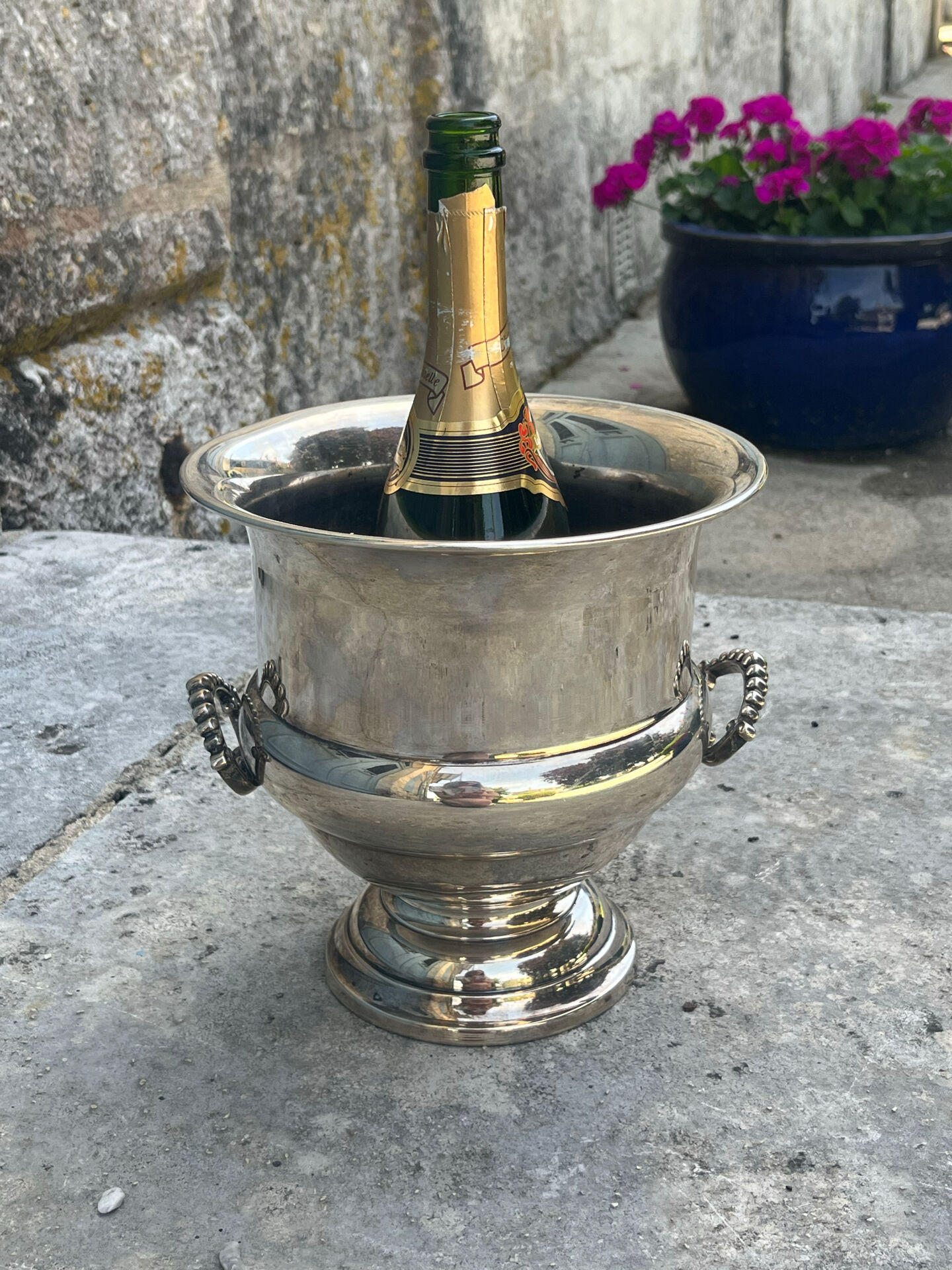 Silver Plated ice bucket medicis Bucket Made in England