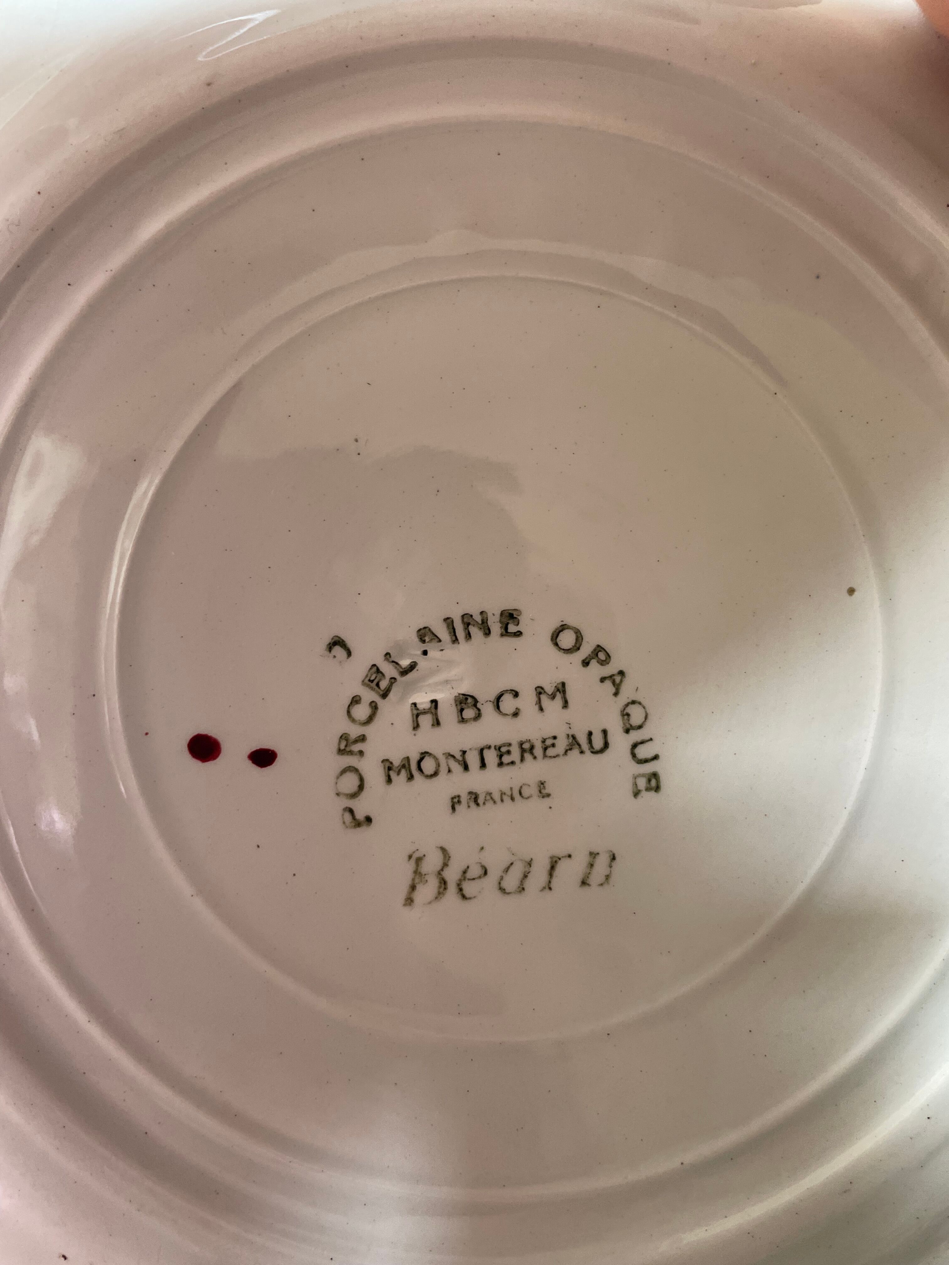 Basque Montereau plates