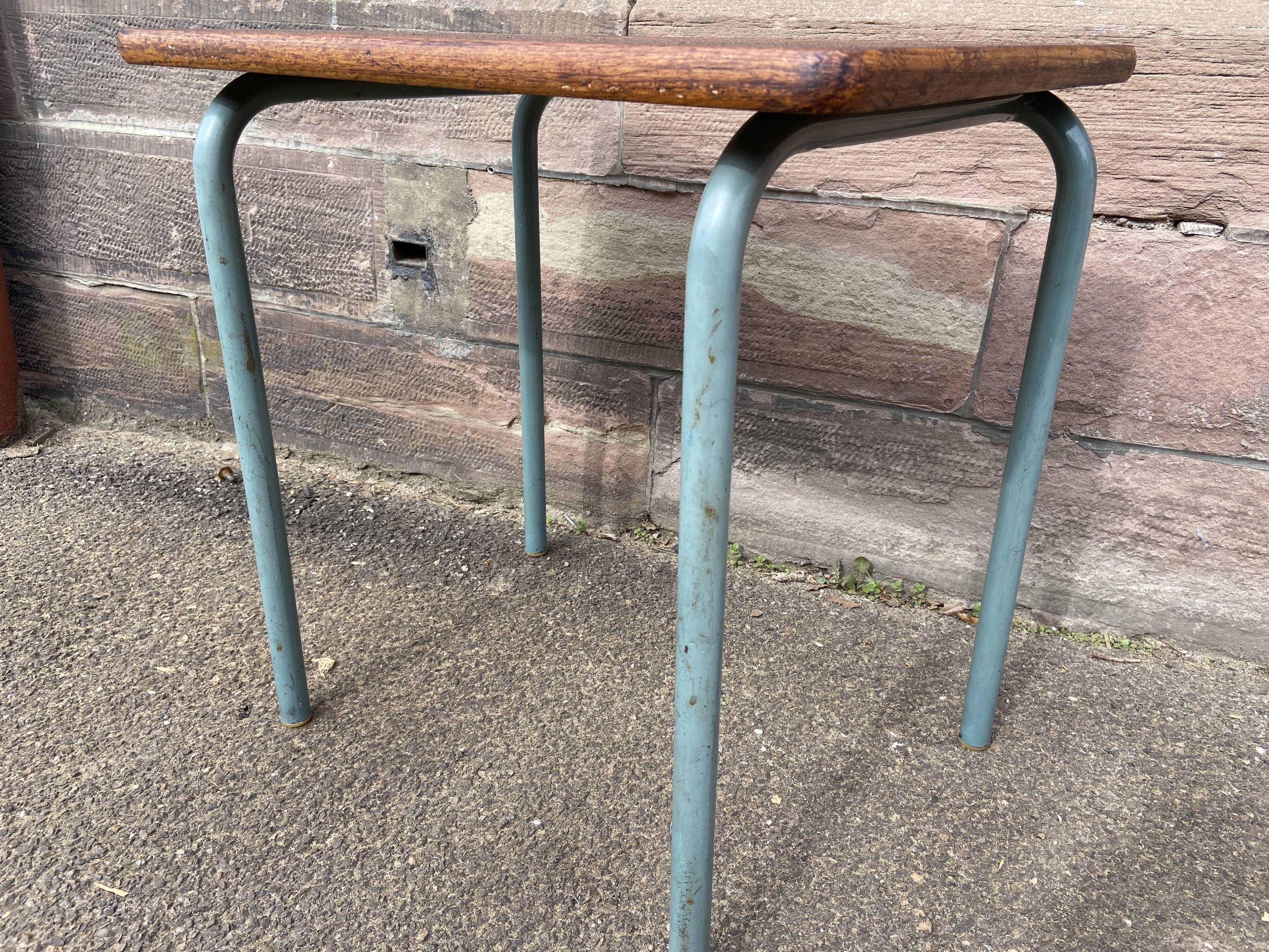 Small vintage kindergarten desk