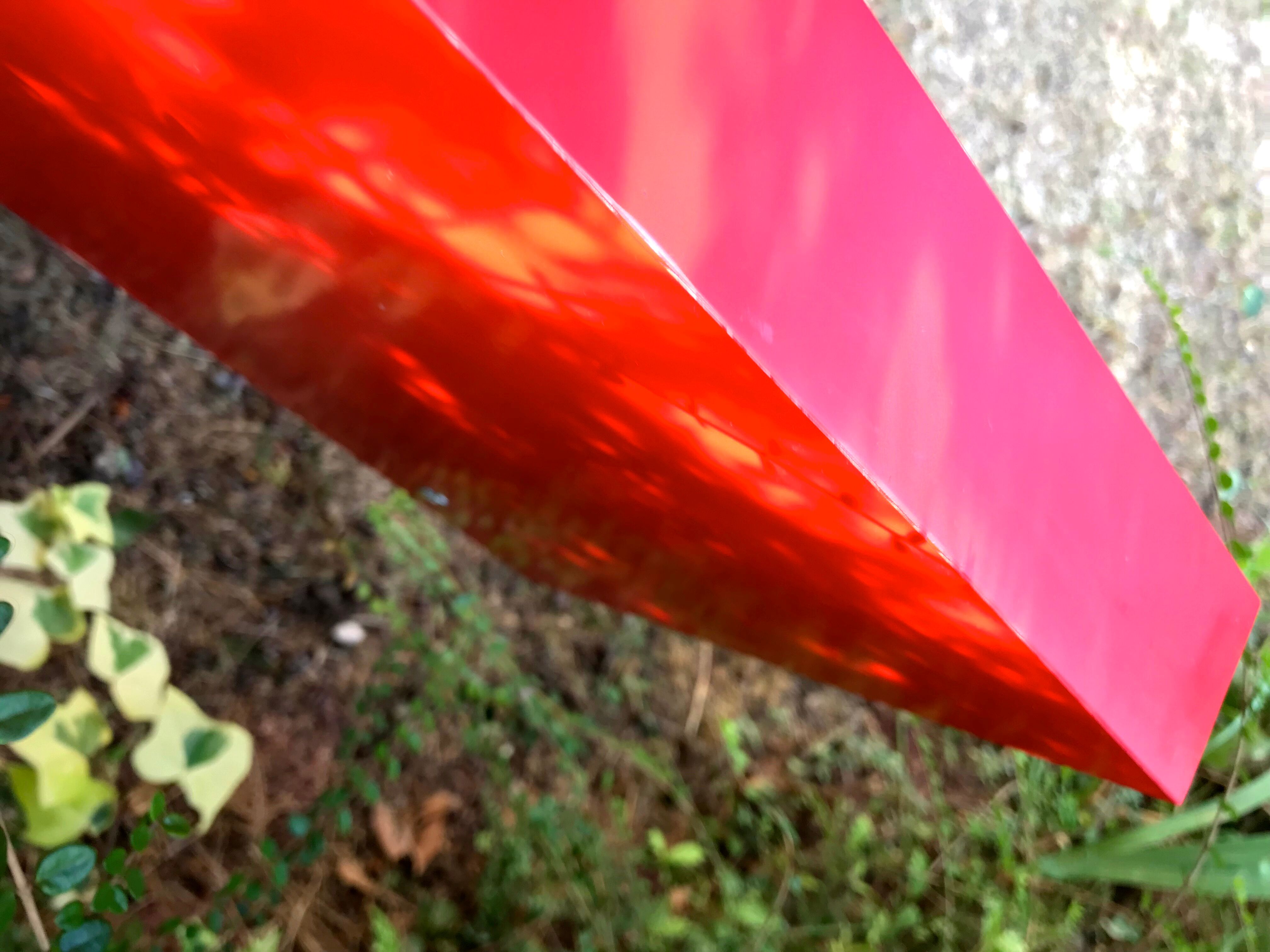 Shelf staircase Zig-Zag graphic design red serie LACK Ikea vintage 1980