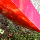 Shelf staircase Zig-Zag graphic design red serie LACK Ikea vintage 1980