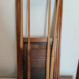 Wooden billiard tail door