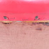 Vintage skai armchair with armrests