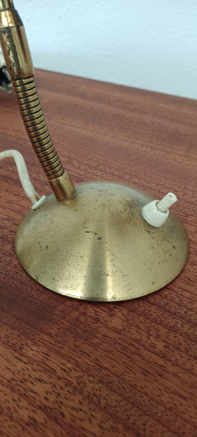 1950s brass lamp