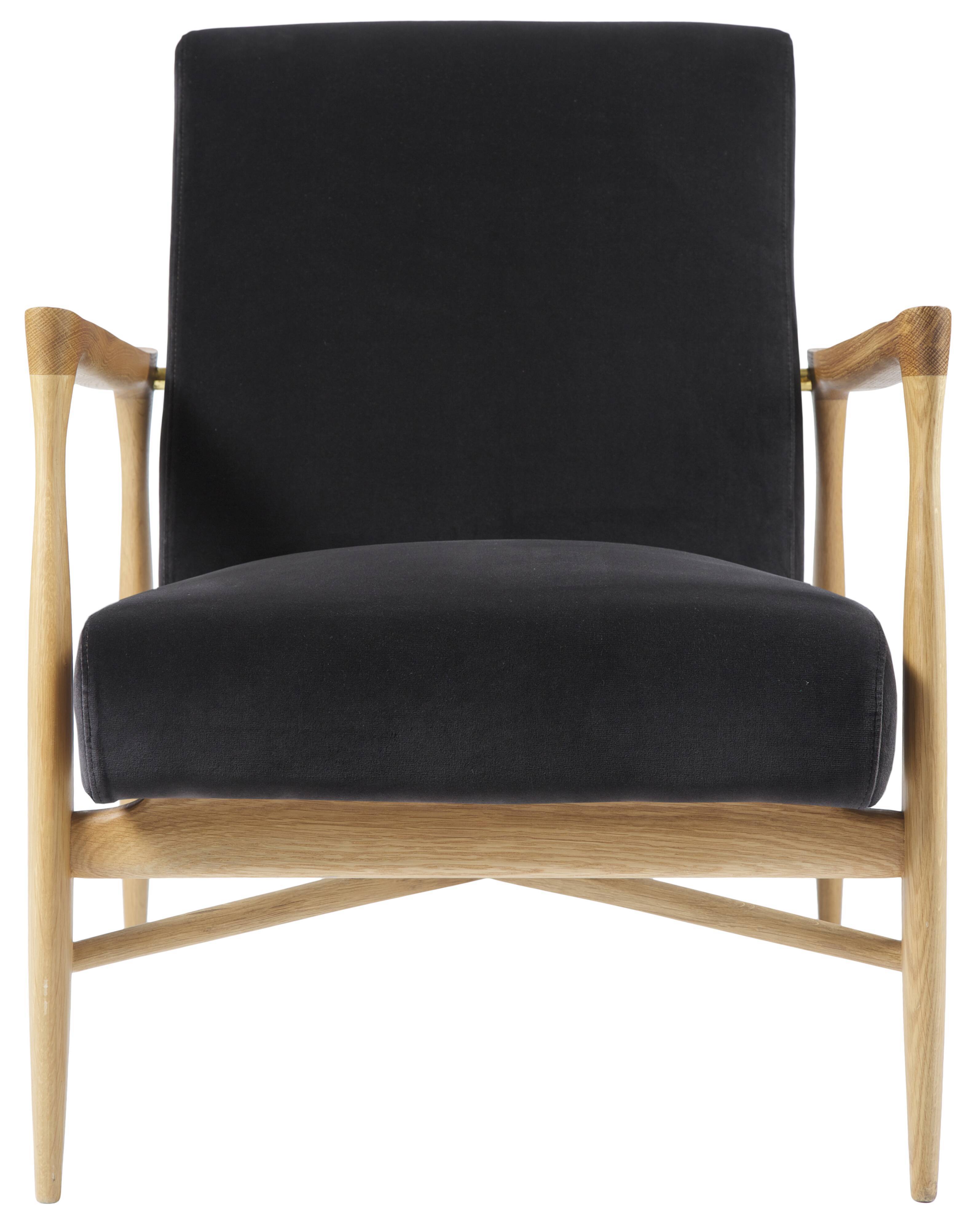 Floating velvet grey velvet chair chic Red Edition