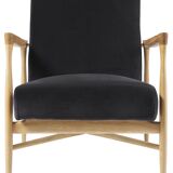 Floating velvet grey velvet chair chic Red Edition