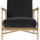 Floating velvet grey velvet chair chic Red Edition