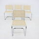 Marcel Breuer "Cesca" chairs, Italy, 1970