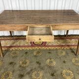 Poplar and oak farm table
