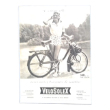 Bicycle Solex paper advertisement from a period magazine