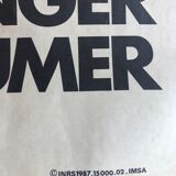 Old vintage poster B. Chadebec 1987