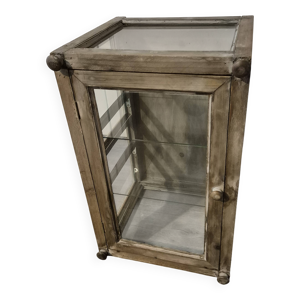 Meuble vitrine en bois