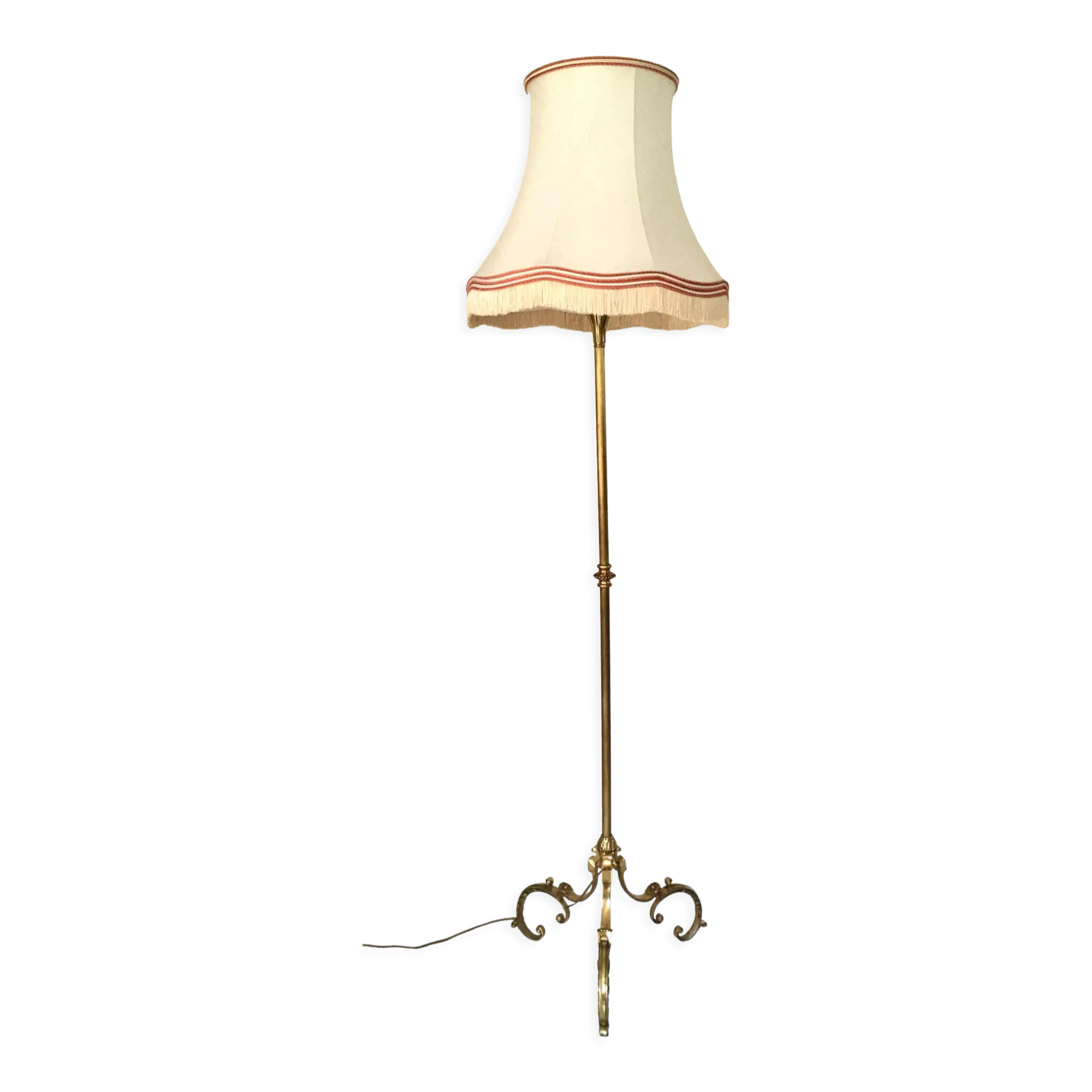 Brass floor lamp 60s