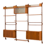 Ergo three bay wall unit by John Texmon, Norway 1960s.
