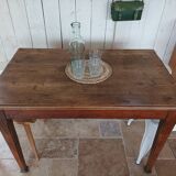 Ancienne table en chêne de cuisine