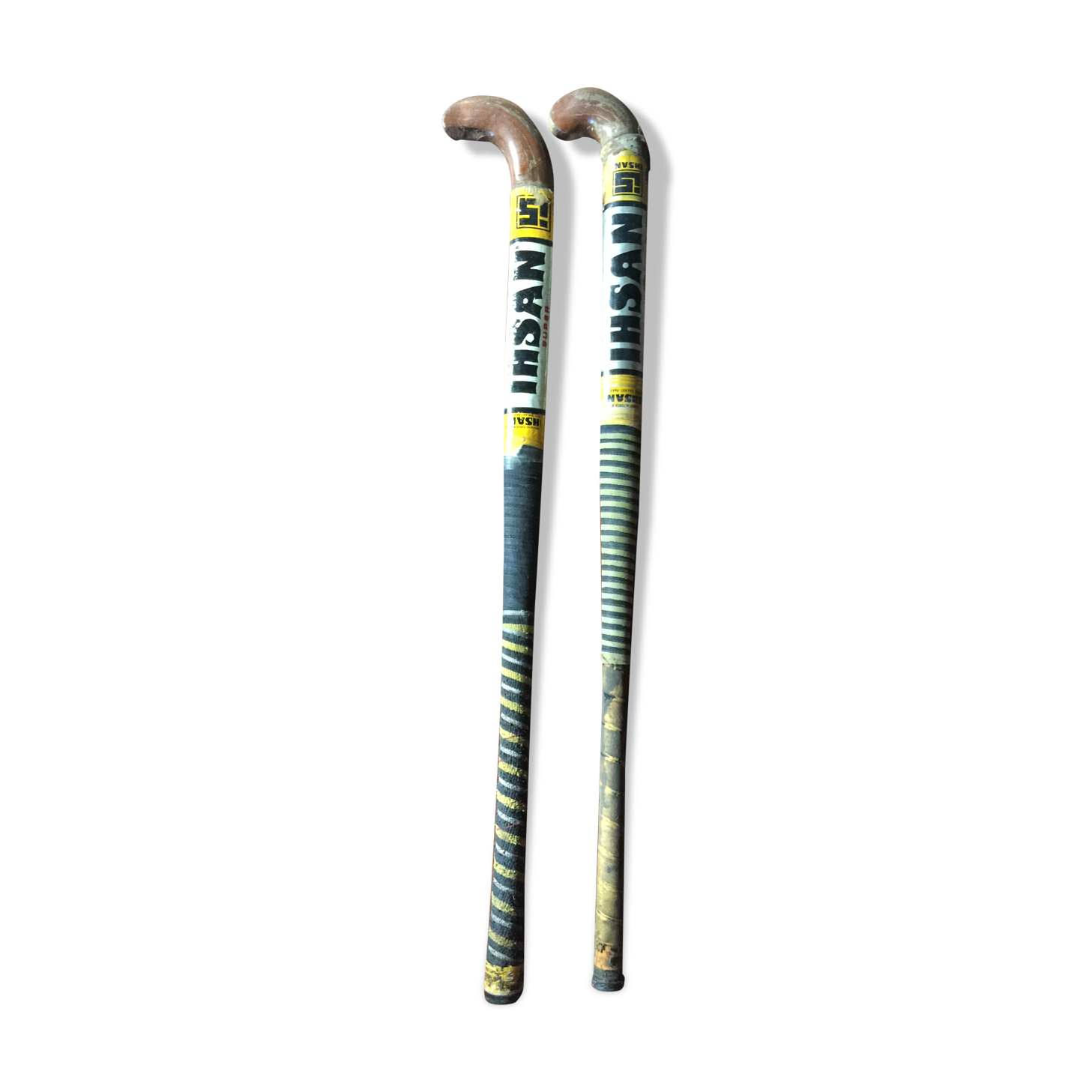 Lot de 2 belles crosses de hockey sur gazon