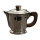 Silver-plated coffee and tea set with a wooden handle
