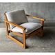 Fauteuil lounge scandinave, 1960s