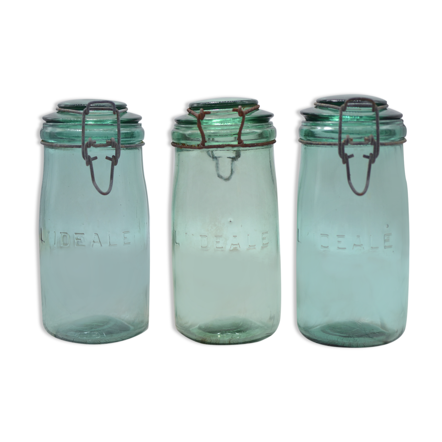 Set of 3 vintage jars the Ideal