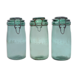 Set of 3 vintage jars the Ideal