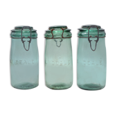 Set of 3 vintage jars the Ideal