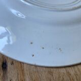 Plate decorated with blue birds and butterflies
