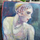 Portrait of a woman signed Patrice Landauer