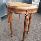 Banquette de piano 6 pieds cannee ancienne style louis xvi vintage