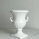 Médicis cache-pot vase in white porcelain