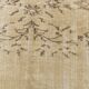 Vintage Cream & Brown Turkish Handmade Rug, 149x252Cm