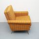 1950s chair in corn yellow , legs in brass