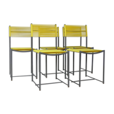 Lot of 5 chairs spaghetti belotti flesh alias 101