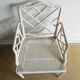 Armrest chair faux bamboo